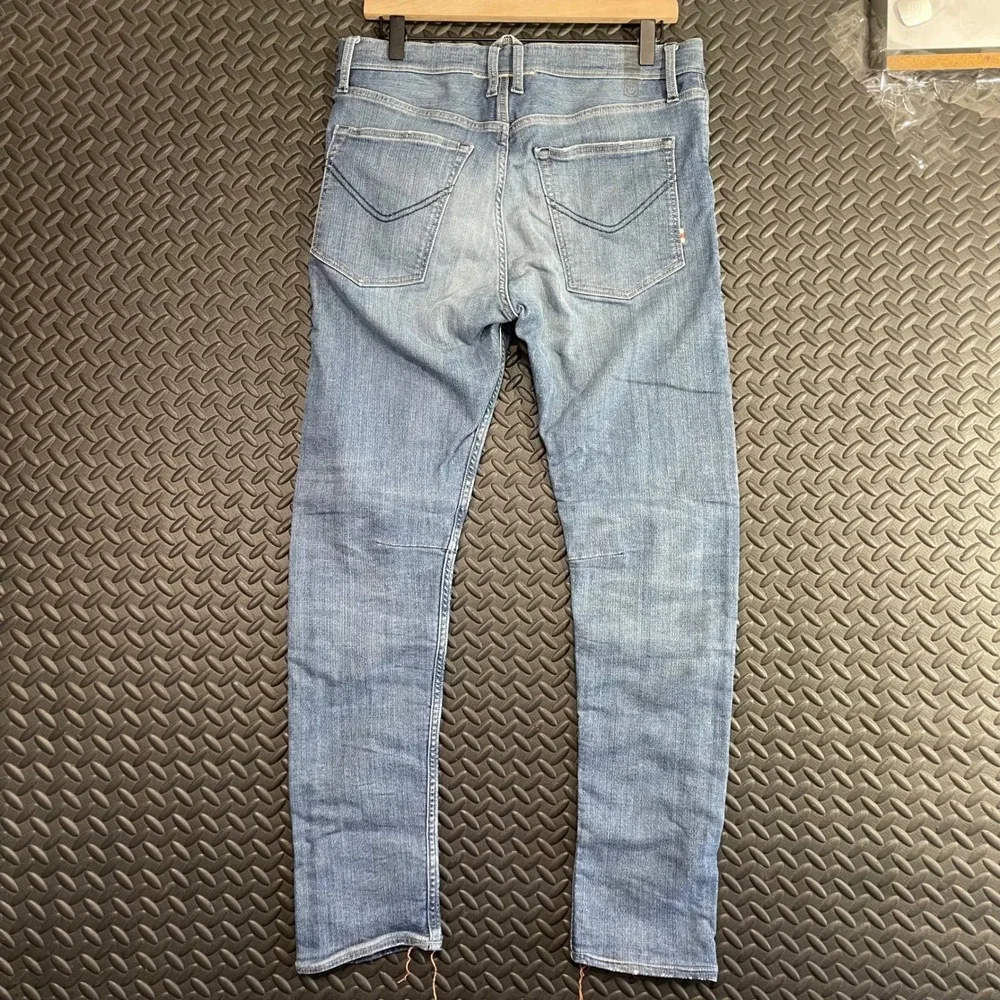 Wright's Blue Light Washed Standard Denim‎ Jeans Casual Wear Men's Size 31